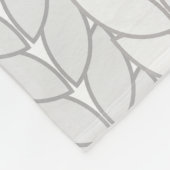 Haak Witte Beige Patroon Stijl Fleece Deken (Hoek)