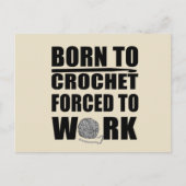 Haakbordjes cadeau Grappige gehaakte quote Feestdagenkaart (Voorkant)