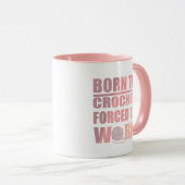 Haakbordjes cadeau Grappige gehaakte quote Mok (Voorkant rechts)