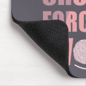 Haakbordjes cadeau Grappige gehaakte quote Muismat (Hoek)