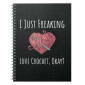 Haakcadeau voor jongens Mannen haaknaald Notitieboek (Voorkant)