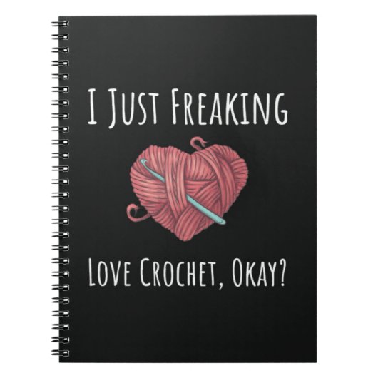 Haakcadeau voor jongens Mannen haaknaald Notitieboek (Voorkant)