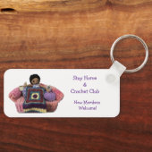 Haakclub Sleutelhanger (Voorkant)