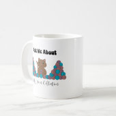 Haakgaren Collectie Cat Funny Koffiemok (Voorkant links)