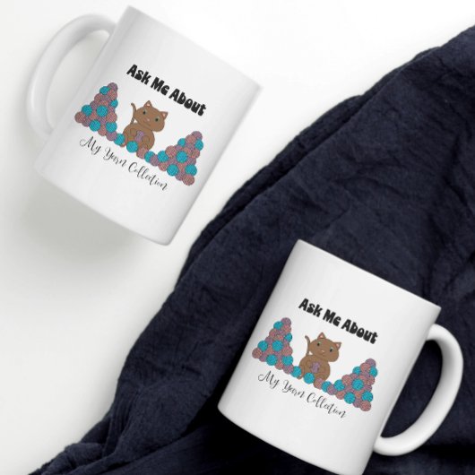 Haakgaren Collectie Cat Funny Koffiemok