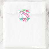 Haakhaak loopy garen Merry Christmas sticker (Tas)