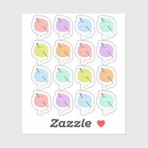 Haakhaken Haken Breien Garens Hobby Bujo Planner Sticker