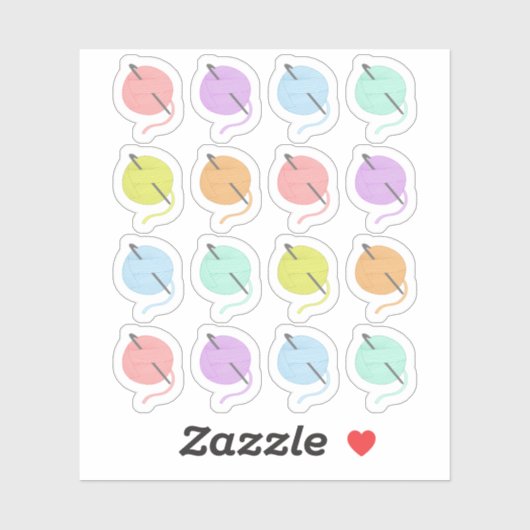 Haakhaken Haken Breien Garens Hobby Bujo Planner Sticker (Vel)