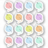 Haakhaken Haken Breien Garens Hobby Bujo Planner Sticker (Voorkant)