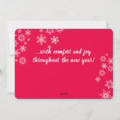 Haakhaken loopy garen Vrolijke kerstkaart (Achterkant)