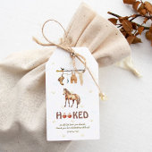 Haakjes aan alle liefde Vissderby Baby Shower Cadeaulabel