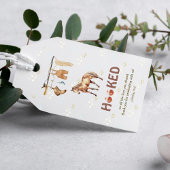 Haakjes aan alle liefde Vissderby Baby Shower Cadeaulabel