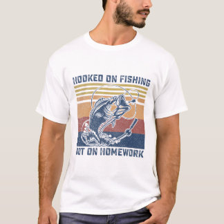 Haakjes Aan De Vissen Visvangst Cadeaus Voor Jonge T-shirt