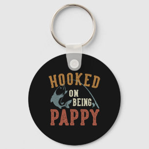 Haakjes Om Papa Te Zijn Vaderdag Vissen Pappy Sleutelhanger
