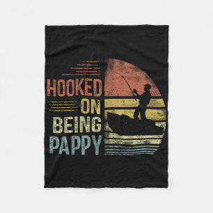 Haakjes Op Pappy Vissen Cadeaus Pappy Vaderdag Fleece Deken