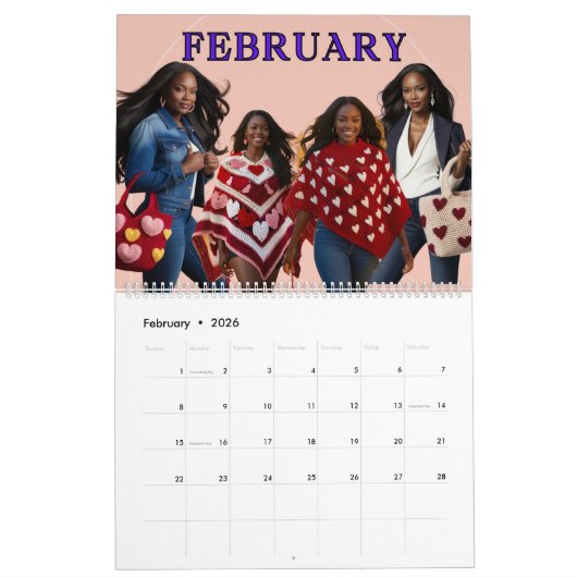 Haakkalender Meisjes Kalender (Feb 2026)
