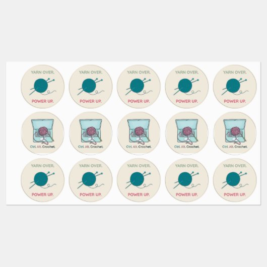 Haaklabel Stickers (Vel)