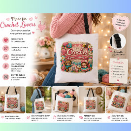 Haakliefhebber Tote Tas | Cute Garen Liefhebber Ca
