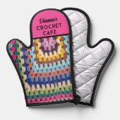 Haakminnaar cadeau! Custom schattig Ovenwant (Voorkant / Achterkant)