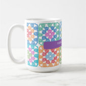 Haakmuts met Granny Squares Koffiemok (Links)