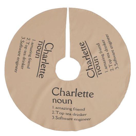 Haakpatroon - Haakboomrok - Boomrok Kerstboom Rok (Voorkant)