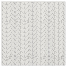 Haakstijl patroon beige wit stof