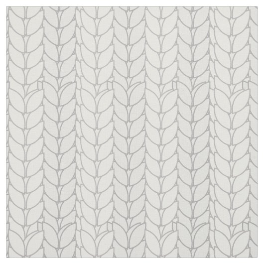 Haakstijl patroon beige wit stof (Swatch)