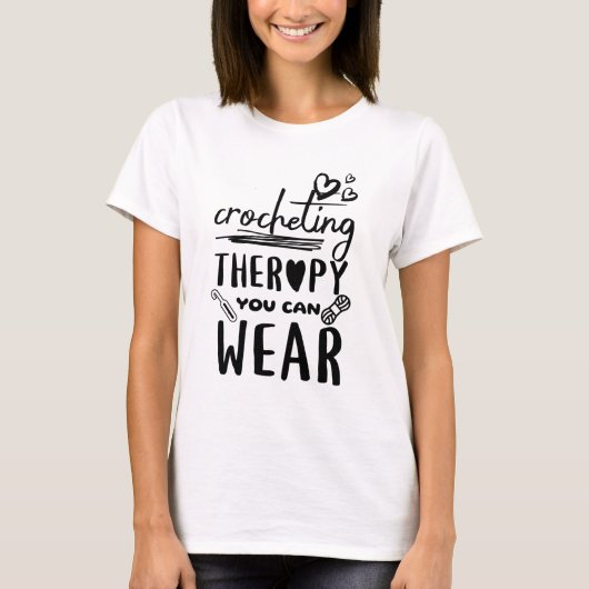 Haaktherapie U kunt grappig Draag T-shirt (Voorkant)