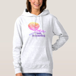 Haaktrui Haakwerk tellen, Grappige haaktrui Hoodie