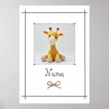 Haakwerk Giraffe Babykamer Minimalistische Muurkun