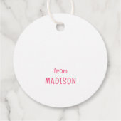 Haakwerk Hartelijk dank voor uw bestelling Bedankjes Labels (Achterkant)