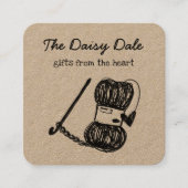 Haakwerk of visitekaart contactkaartje (Voorkant)