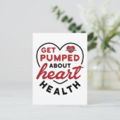 Haal alles over hartgezondheid briefkaart (Staand voorkant)