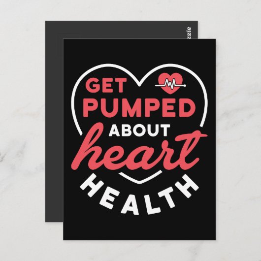 Haal alles over hartgezondheid briefkaart (Voorkant / Achterkant)