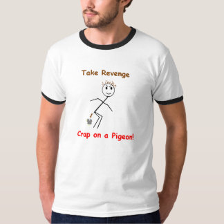 Haal belastingkrap op een duif. t-shirt