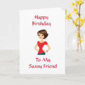 HAAL BIRTHDAG **MIJN ZASVRIEND* KAART (Gele Bloem)