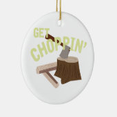 Haal Choppin. Keramisch Ornament (Rechts)