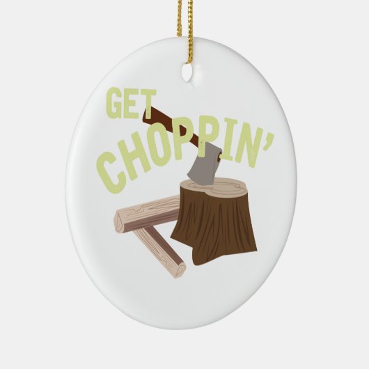 Haal Choppin. Keramisch Ornament (Rechts)