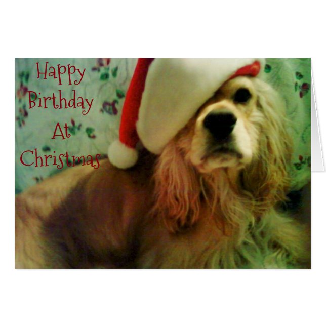 HAAL "CHRISTMAS BIRTHDAY" OP U TOE (Voorkant Horizontaal)
