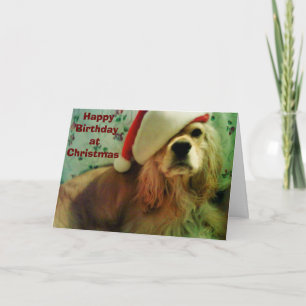 HAAL "CHRISTMAS BIRTHDAY" OP U TOE FEESTDAGEN KAART