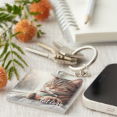 Haal Cozy Cat Sleutelhanger (Voorkant Rechts)