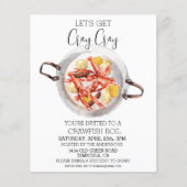 Haal Cray Crawfish Boil Seafood Uitnodiging (Voorkant)