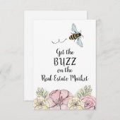 Haal de Buzz op de markt voor onroerend goed Notitiekaartje (Voorkant / Achterkant)