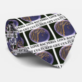 Haal de gekweekte liefdesbacterie (Petri Dish Humo Stropdas (Opgerold)