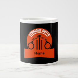 Haal de gevangenisstraf uit de gevangenis met twee grote koffiekop