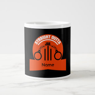 Haal de gevangenisstraf uit de gevangenis met twee grote koffiekop