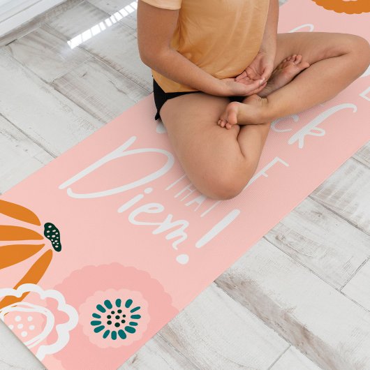 Haal de hals uit die Abstracte diem Floral Yogamat