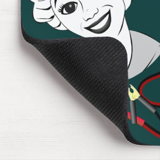 Haal de Jumper Cables Mousepad Muismat (Hoek)