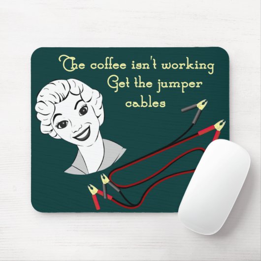 Haal de Jumper Cables Mousepad Muismat (Met muis)