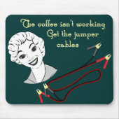 Haal de Jumper Cables Mousepad Muismat (Voorkant)